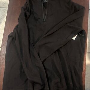 Old Navy Black half Zip-Up Sweater